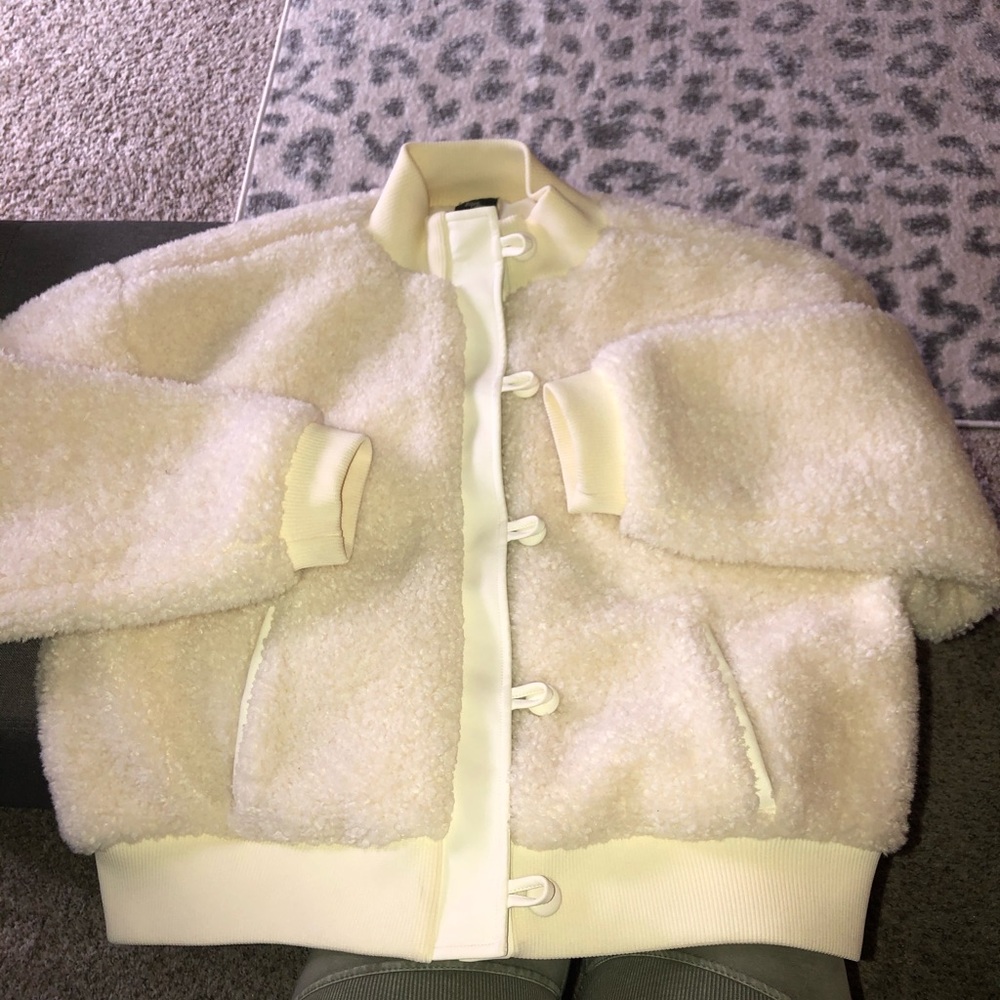 Sherpa bomber jacket